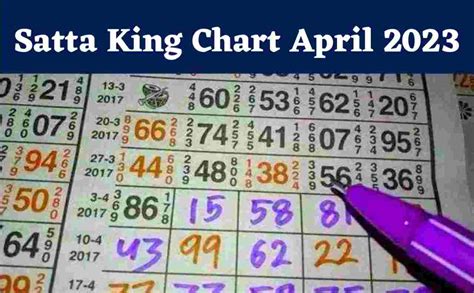 2018 ka satta chart|Satta King 2023 Chart and Result of June.